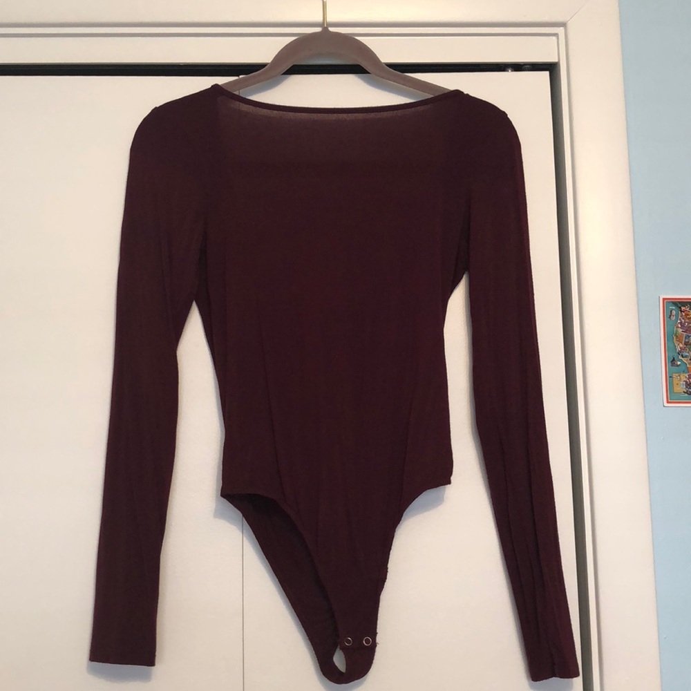 Maroon Bodysuit